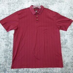 Vintage Nike Tiger Woods Shirt Mens XXL 2XL Red Polo Collection Fit Dry